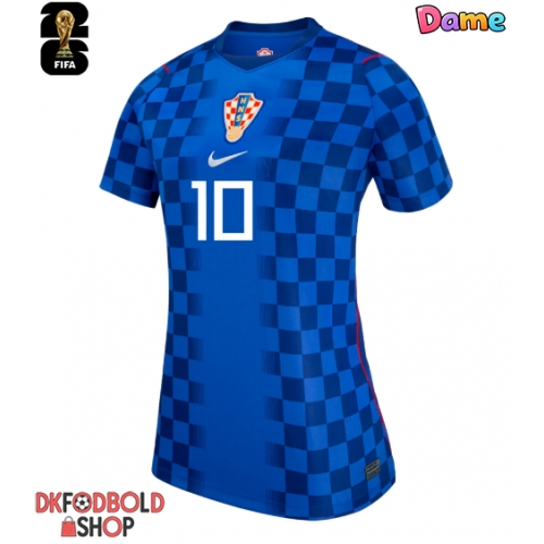 Kroatien Luka Modric #10 Udebanetrøje Dame VM 2026 Kort ærmer